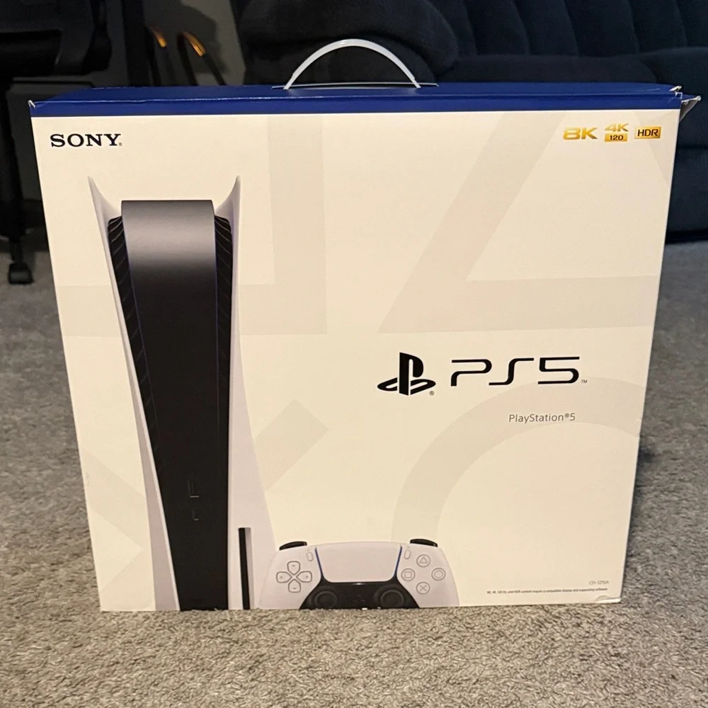 Sony PS5 Console - Black and White